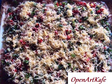 Куриный рулет с грибами