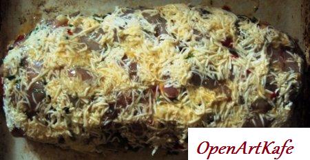 Куриный рулет с грибами