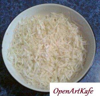 Квашеная капуста с баклажанами