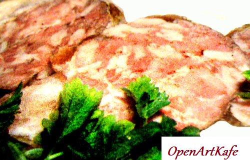 Мясной рулет