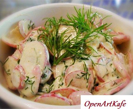 Салат из редиса